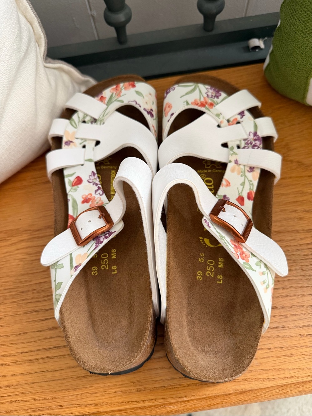 Birkenstock Papillio Strap Floral Sandals - Sz 39 - Picture 5 of 9